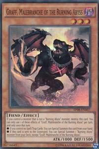 Graff, Malebranche of the Burning Abyss AP08-EN007 card from Astral Pack 8