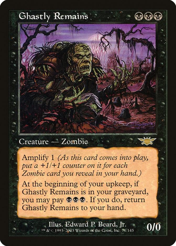 Ghastly Remains 71 card from Legions