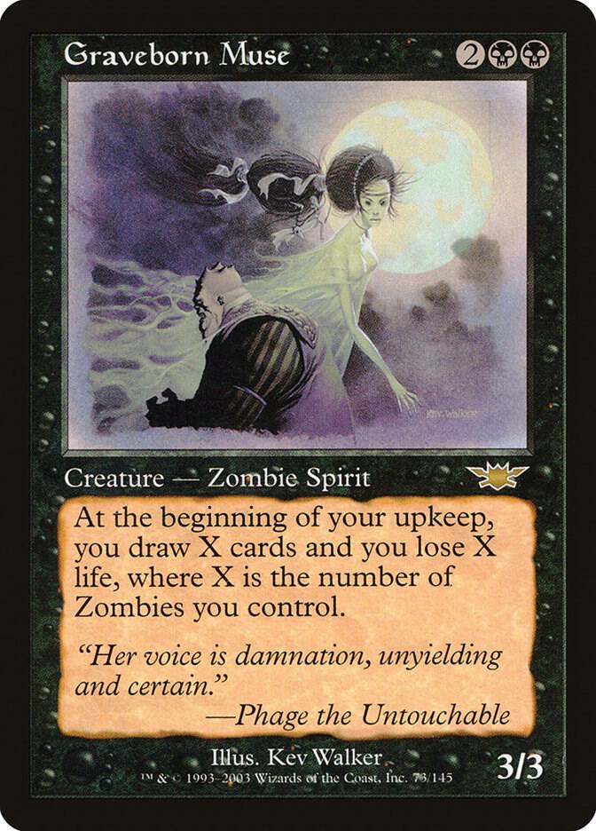 Graveborn Muse 73 card from Legions