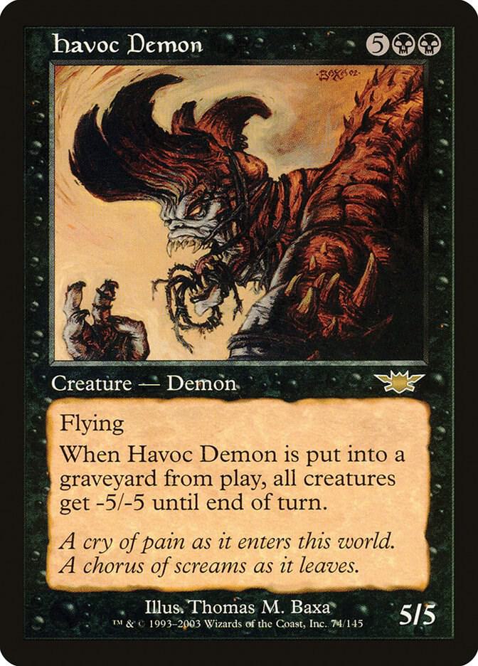 Havoc Demon 74 card from Legions