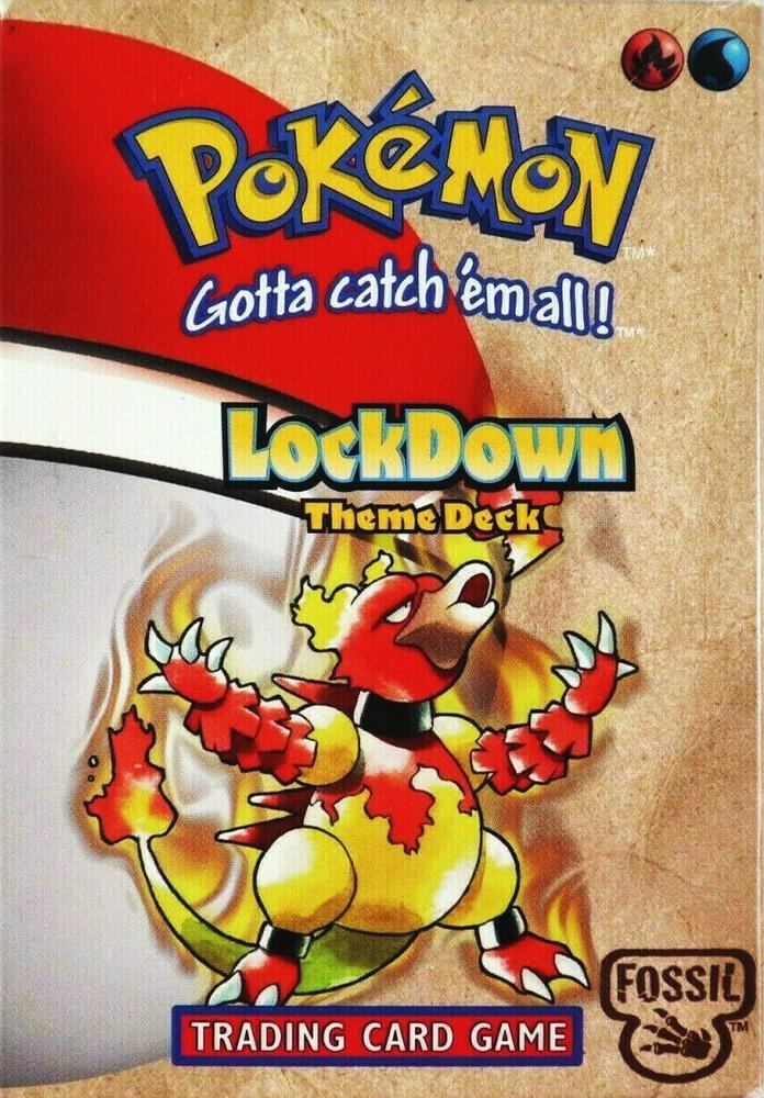 Fossil Theme Deck - "LockDown" card from Fossil