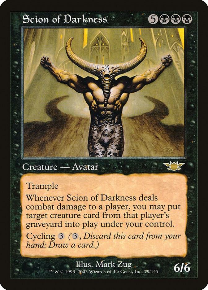 Scion of Darkness 79 card from Legions