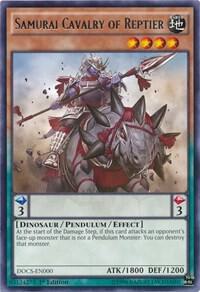 Samurai Cavalry of Reptier DOCS-EN000 card from Dimension of Chaos
