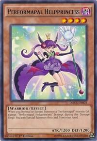 Performapal Helpprincess DOCS-EN003 card from Dimension of Chaos