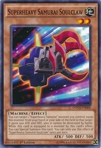 Superheavy Samurai Soulclaw DOCS-EN008 card from Dimension of Chaos