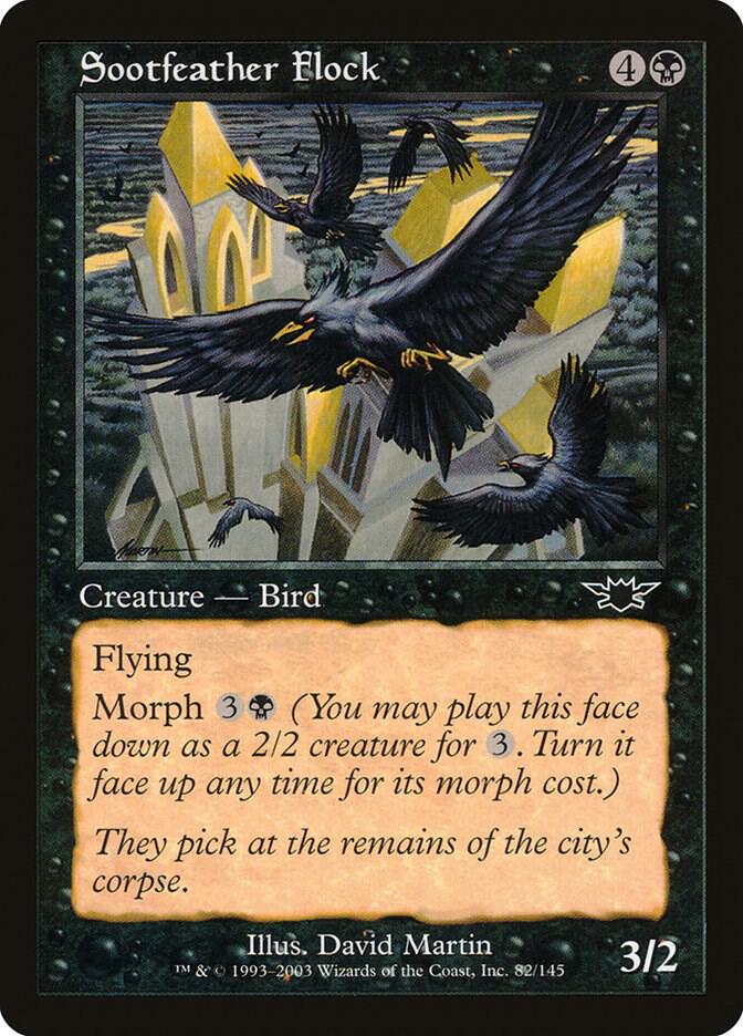 Sootfeather Flock 82 card from Legions