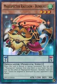Majespecter Raccoon - Bunbuku DOCS-EN026 card from Dimension of Chaos