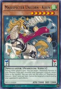 Majespecter Unicorn - Kirin DOCS-EN029 card from Dimension of Chaos