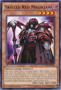 Skilled Red Magician DOCS-EN036 card from Dimension of Chaos