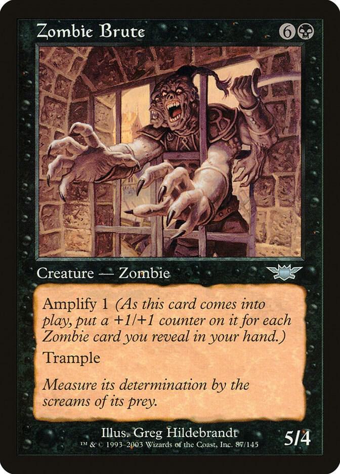 Zombie Brute 87 card from Legions