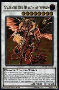 Scarlight Red Dragon Archfiend (UTR) DOCS-EN046 card from Dimension of Chaos