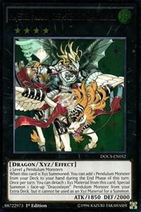 Majester Paladin, the Ascending Dracoslayer (UTR) DOCS-EN052 card from Dimension of Chaos