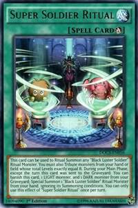 Super Soldier Ritual DOCS-EN056 card from Dimension of Chaos