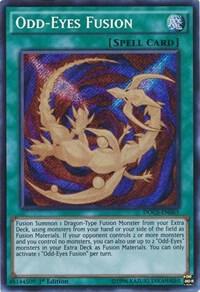 Odd-Eyes Fusion DOCS-EN063 card from Dimension of Chaos