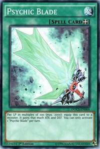 Psychic Blade DOCS-EN064 card from Dimension of Chaos