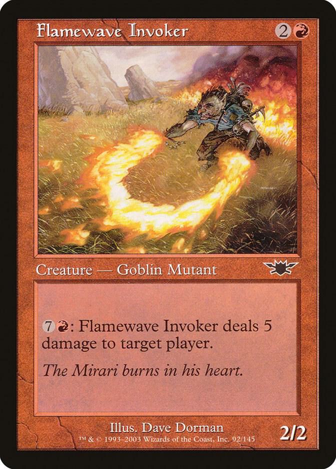 Flamewave Invoker 92 card from Legions