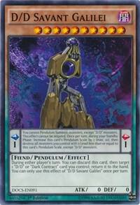 D/D Savant Galilei DOCS-EN091 card from Dimension of Chaos