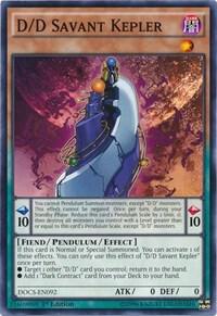 D/D Savant Kepler DOCS-EN092 card from Dimension of Chaos