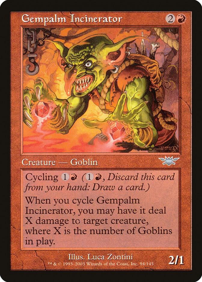Gempalm Incinerator 94 card from Legions