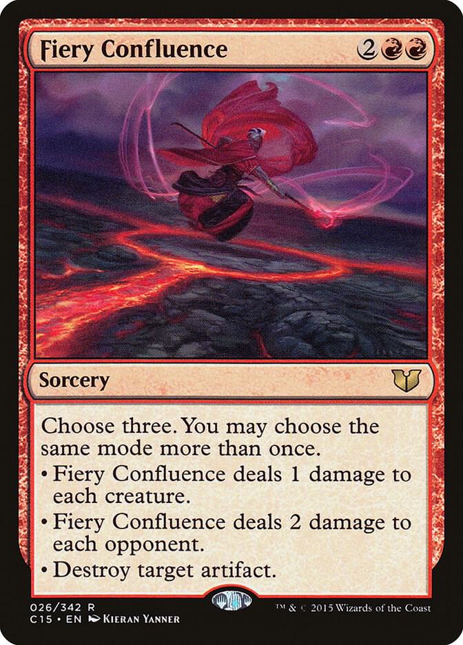 Fiery Confluence 26 card from Commander 2015
