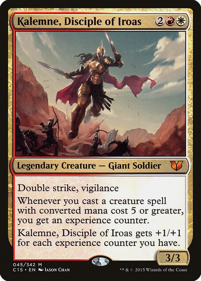Kalemne, Disciple of Iroas 45 card from Commander 2015