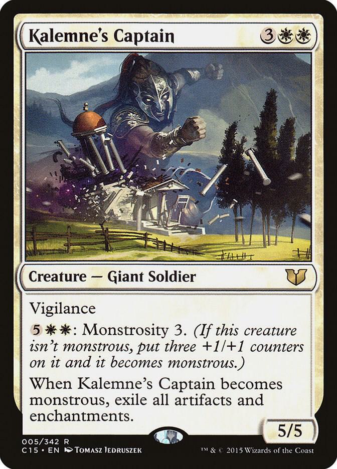 Kalemne's Captain 5 card from Commander 2015