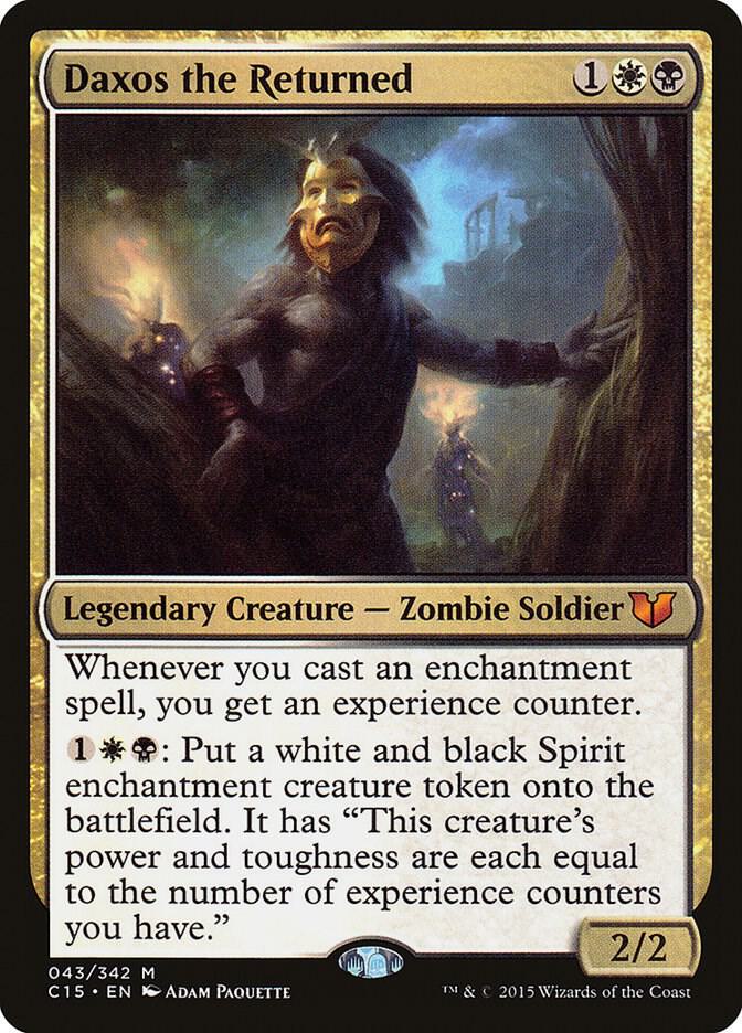 Daxos the Returned 43 card from Commander 2015