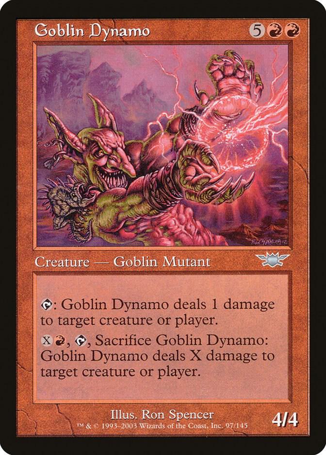 Goblin Dynamo 97 card from Legions