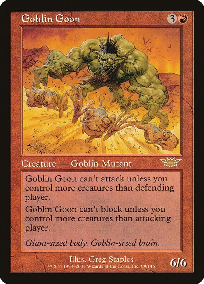 Goblin Goon 99 card from Legions