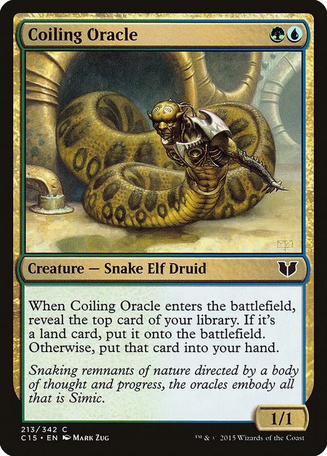 Coiling Oracle 213 card from Commander 2015