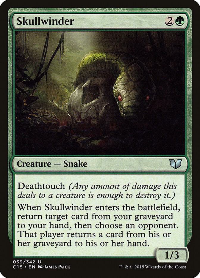 Skullwinder 39 card from Commander 2015