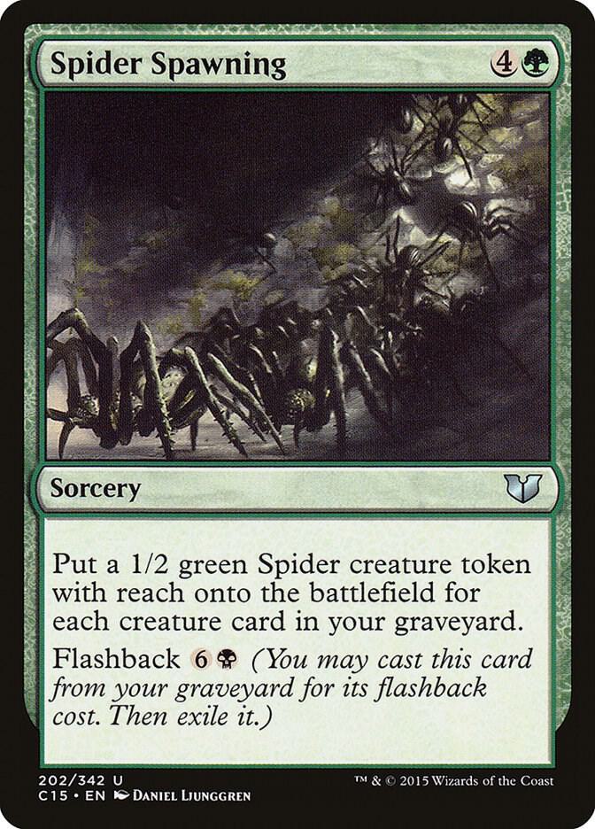 Spider Spawning 202 card from Commander 2015