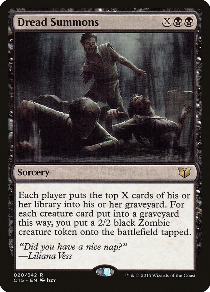 Dread Summons 20 card from Commander 2015