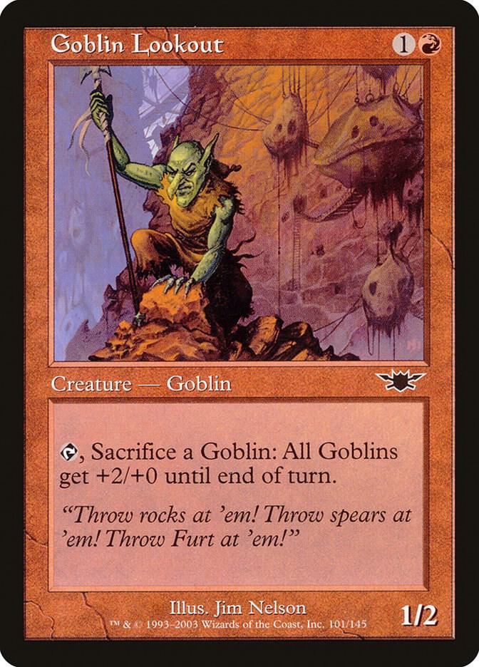 Goblin Lookout 101 card from Legions