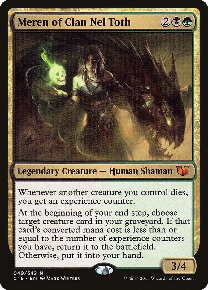 Meren of Clan Nel Toth 49 card from Commander 2015