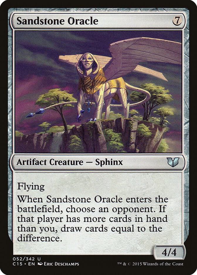 Sandstone Oracle 52 card from Commander 2015