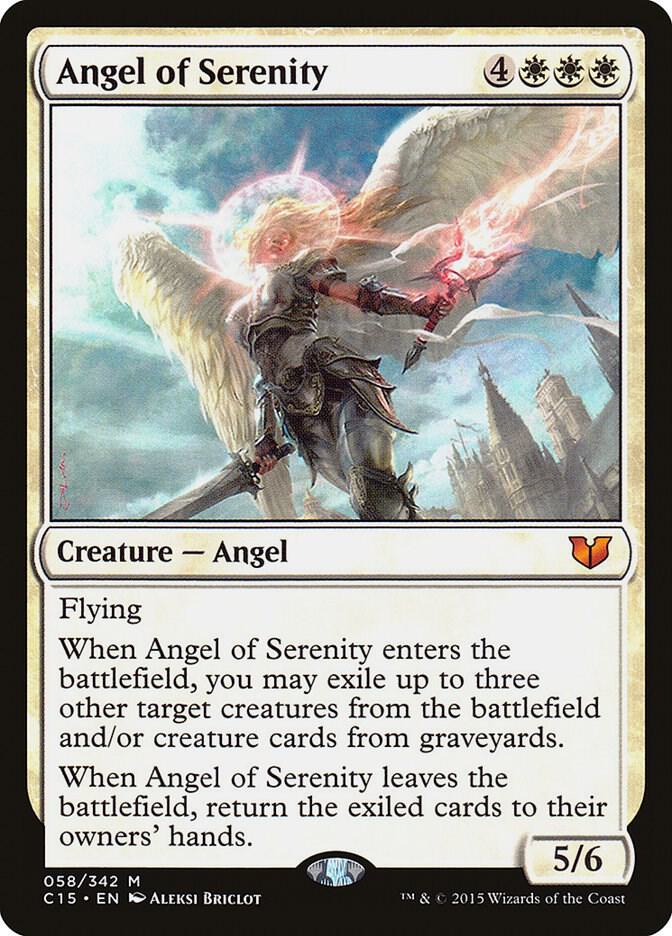 Angel of Serenity 58 card from Commander 2015