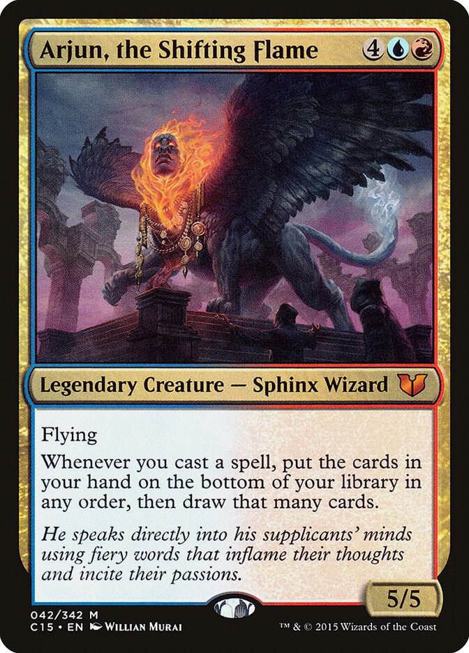 Arjun, the Shifting Flame 42 card from Commander 2015