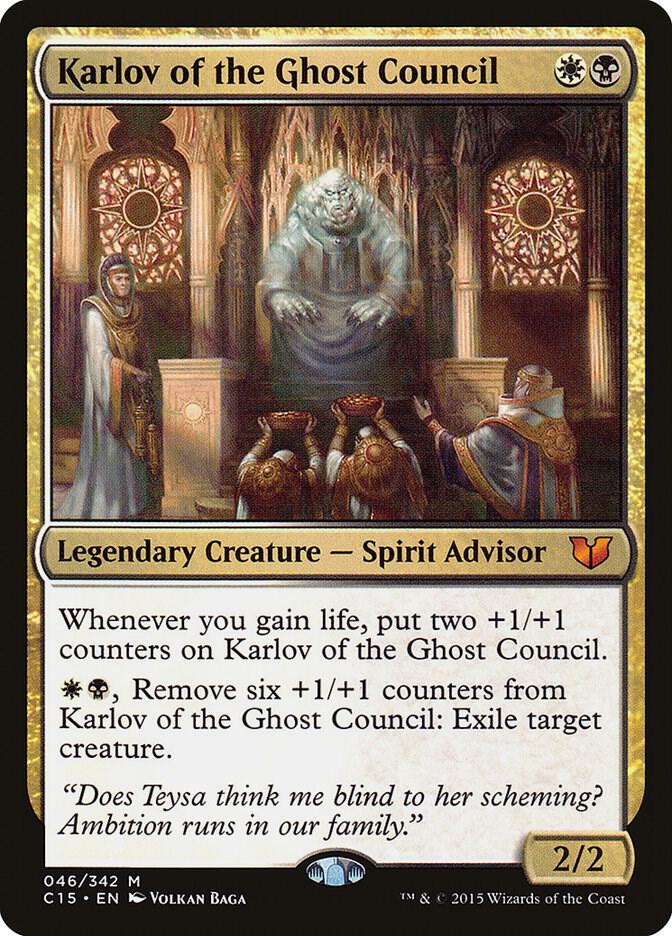 Karlov of the Ghost Council 46 card from Commander 2015