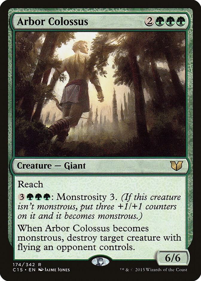 Arbor Colossus 174 card from Commander 2015