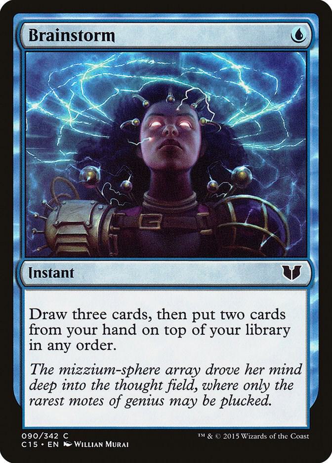 Brainstorm 90 card from Commander 2015