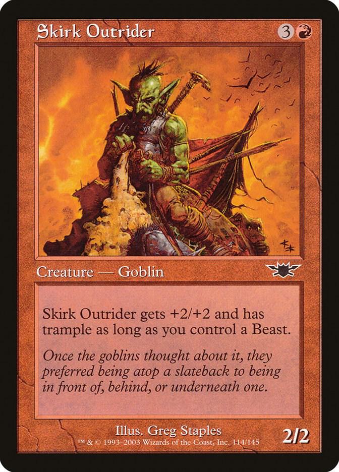 Skirk Outrider 114 card from Legions