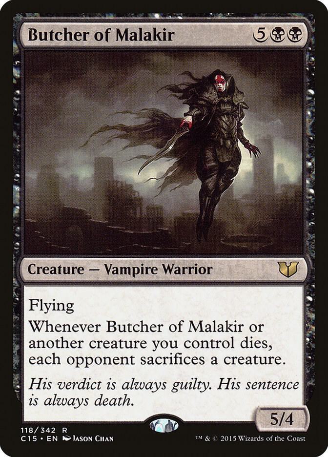 Butcher of Malakir 118 card from Commander 2015
