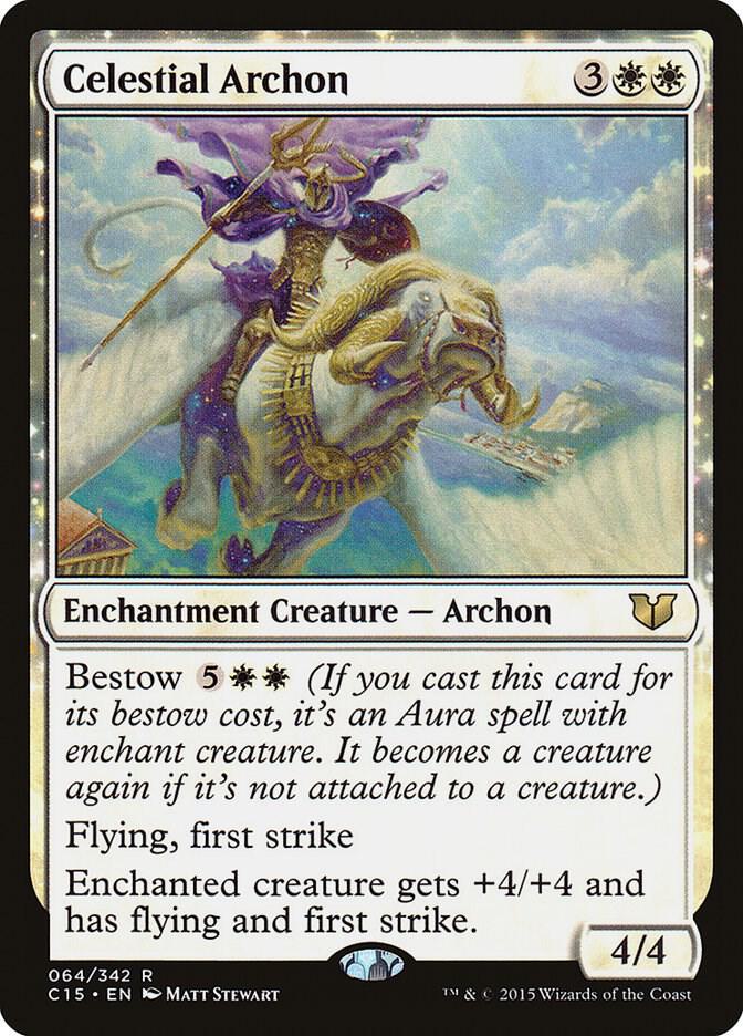 Celestial Archon 64 card from Commander 2015