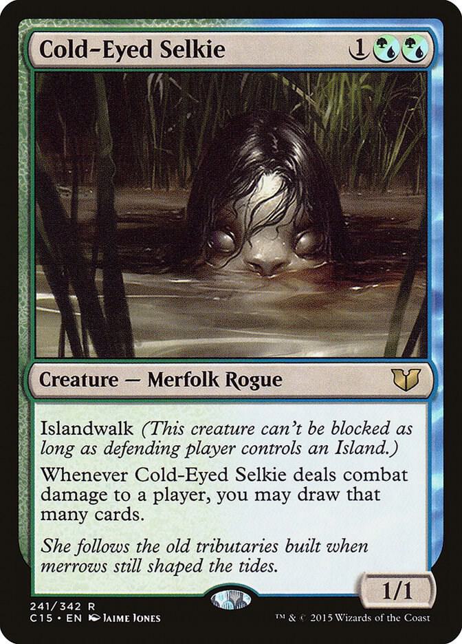 Cold-Eyed Selkie 241 card from Commander 2015