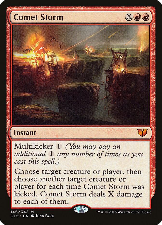 Comet Storm 146 card from Commander 2015