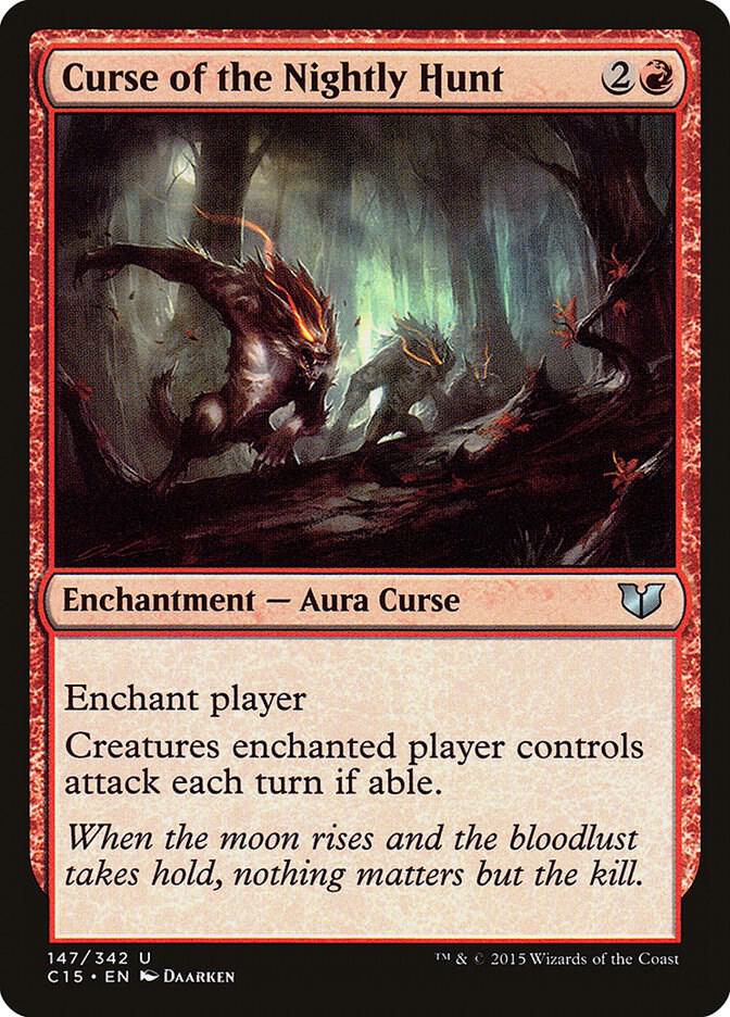 Curse of the Nightly Hunt 147 card from Commander 2015