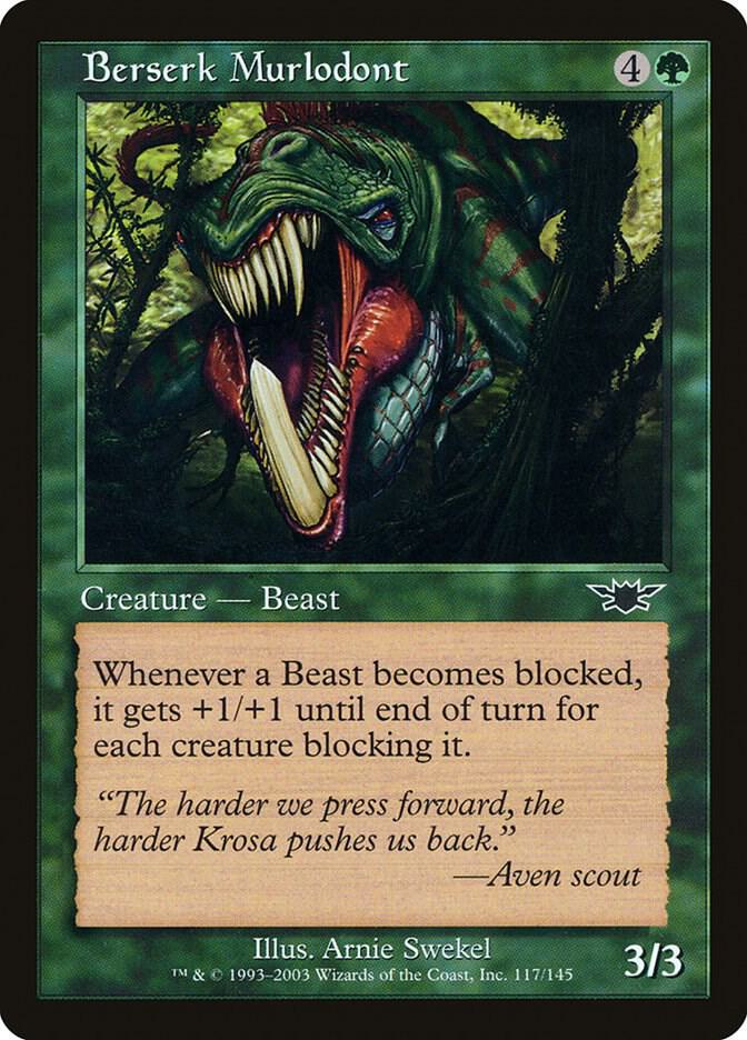 Berserk Murlodont 117 card from Legions
