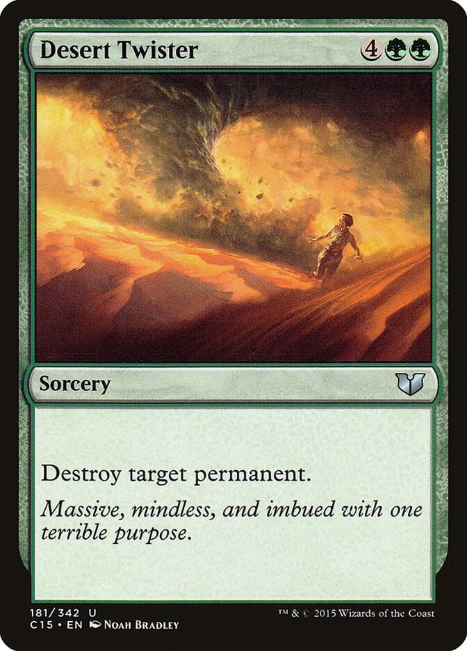 Desert Twister 181 card from Commander 2015