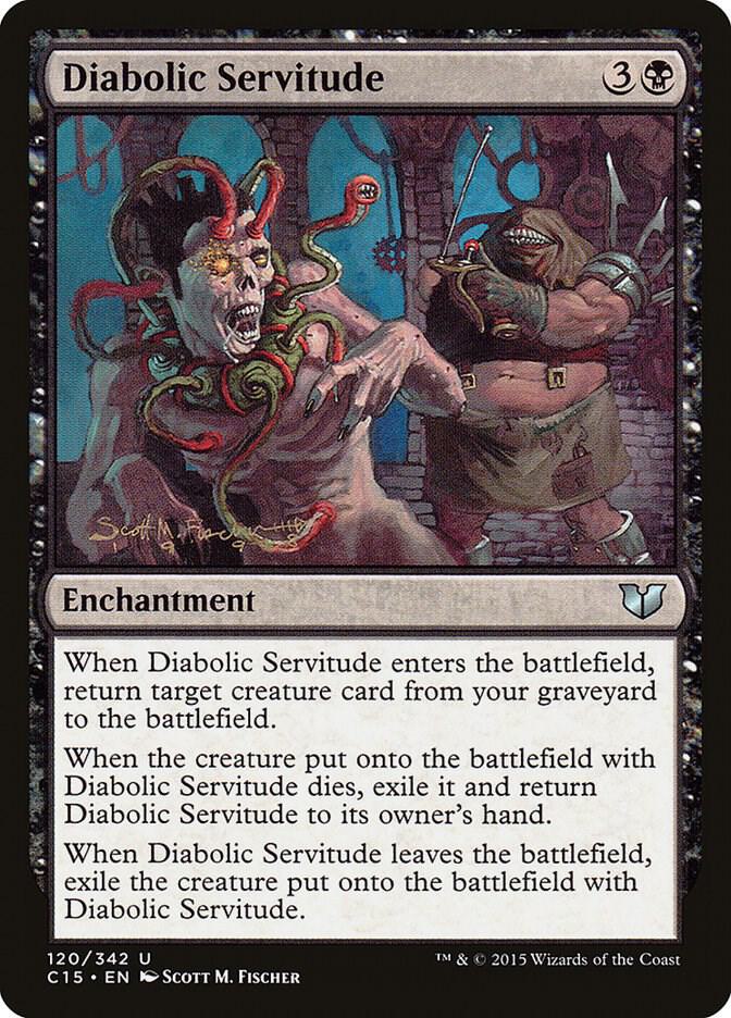 Diabolic Servitude 120 card from Commander 2015